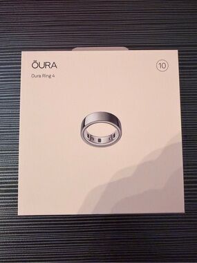ŌURA Ring GEN 4 SILVER SIZE 10 NEW